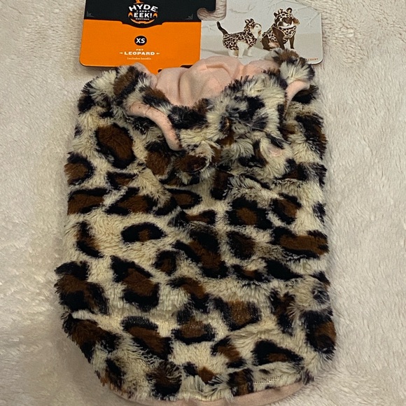 Hyde and Eek! Boutique Halloween Cat Dog Pet Hooded Leopard Costume Size XS NWT - Picture 2 of 5
